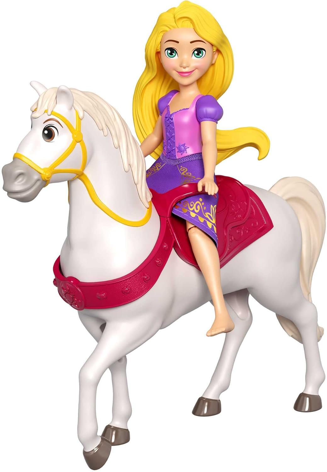 Muñeca Rapunzel y caballo Maximus, Mattel, película Enredados