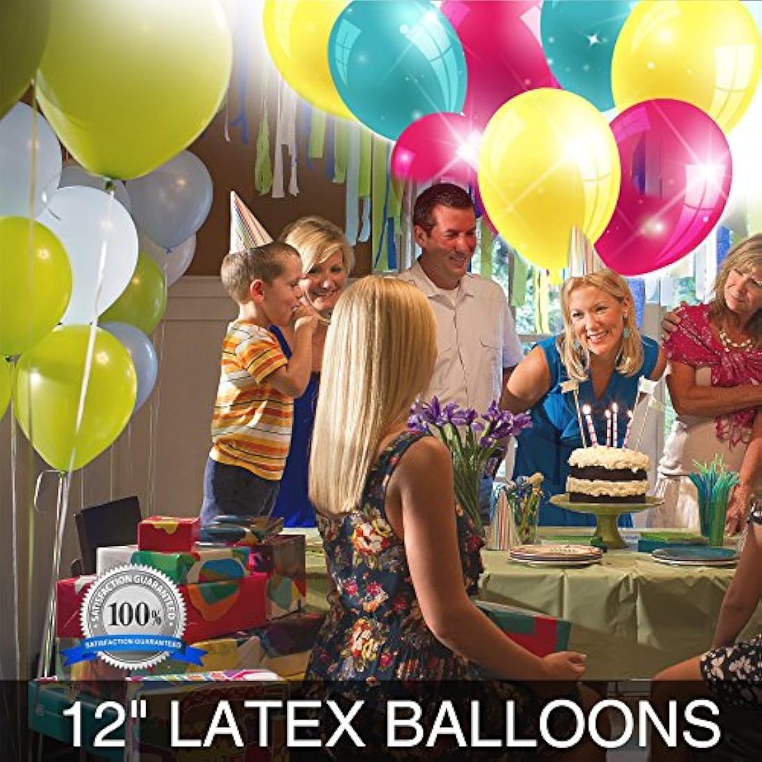 Globos de reciclaje – 2 caras – 11.8 in de látex (16 sobres)