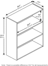 Estantería de 3 niveles abierta, modelo Pasir