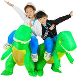 Disfraz inflable de dinosaurio T-Rex 3-6 años color verde