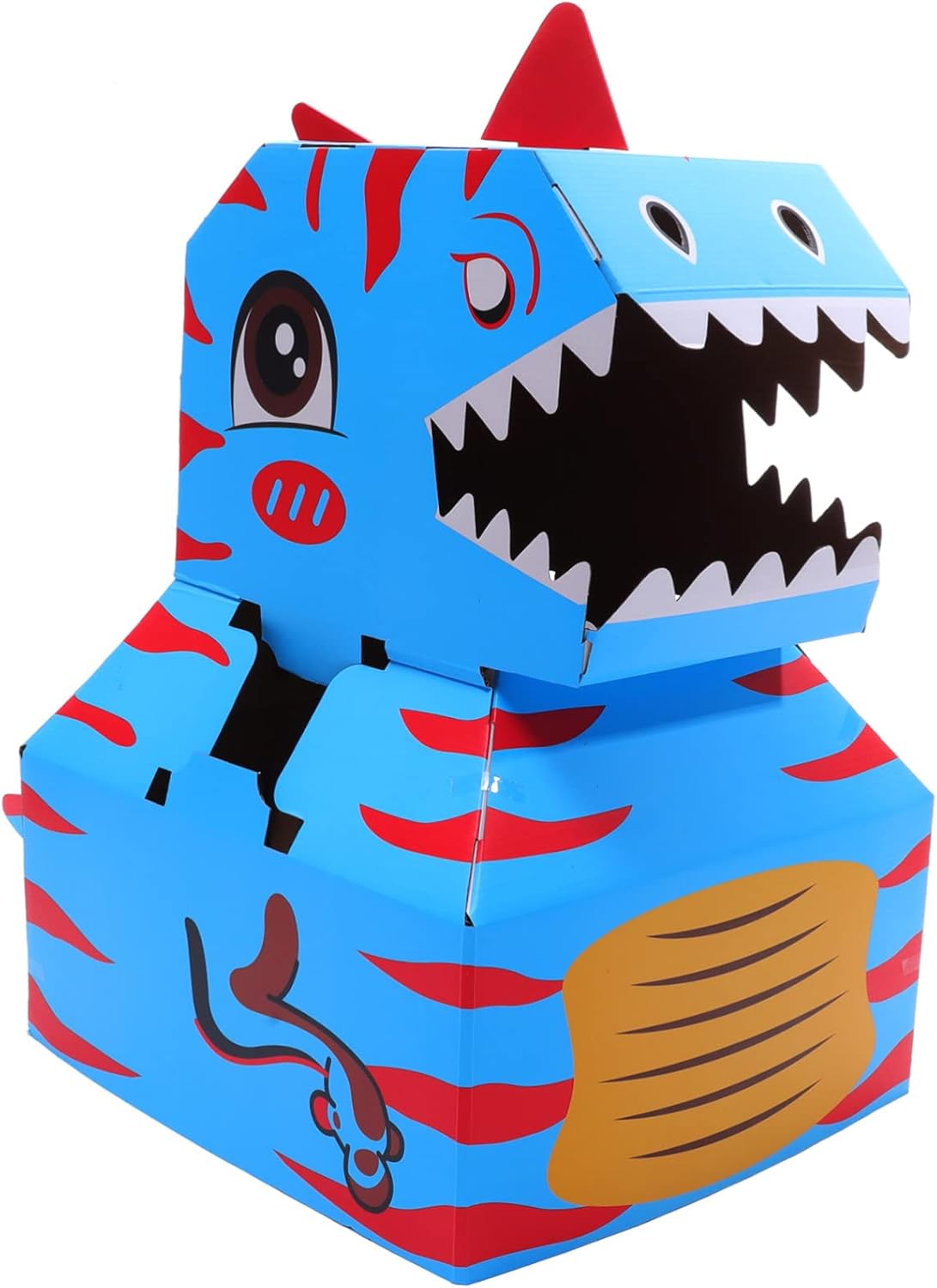 Disfraz Dinosaurio Cartón para Niños - Modelo Color Battle