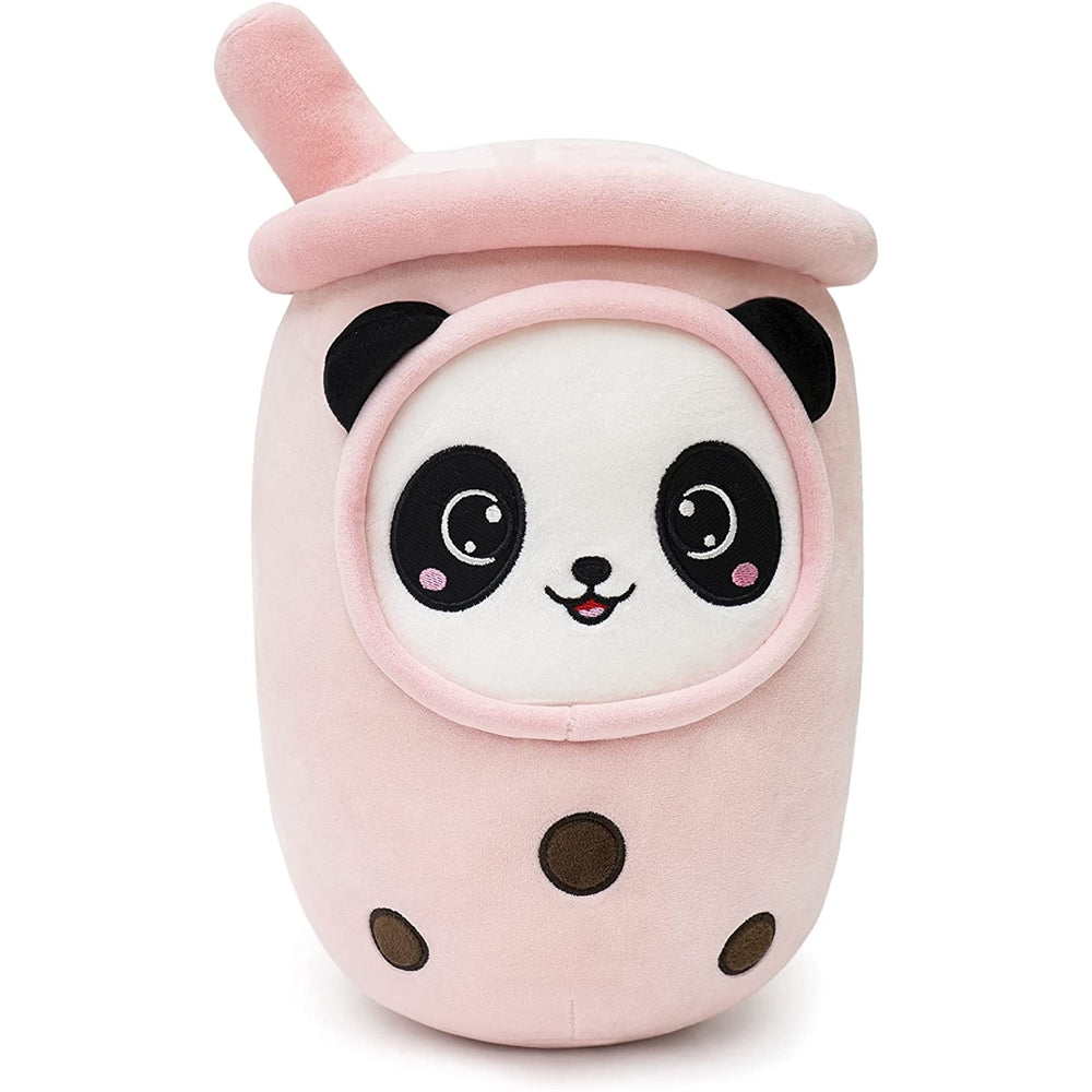 Peluche Boba con cara te burbujeante de panda  13.7 pulgadas