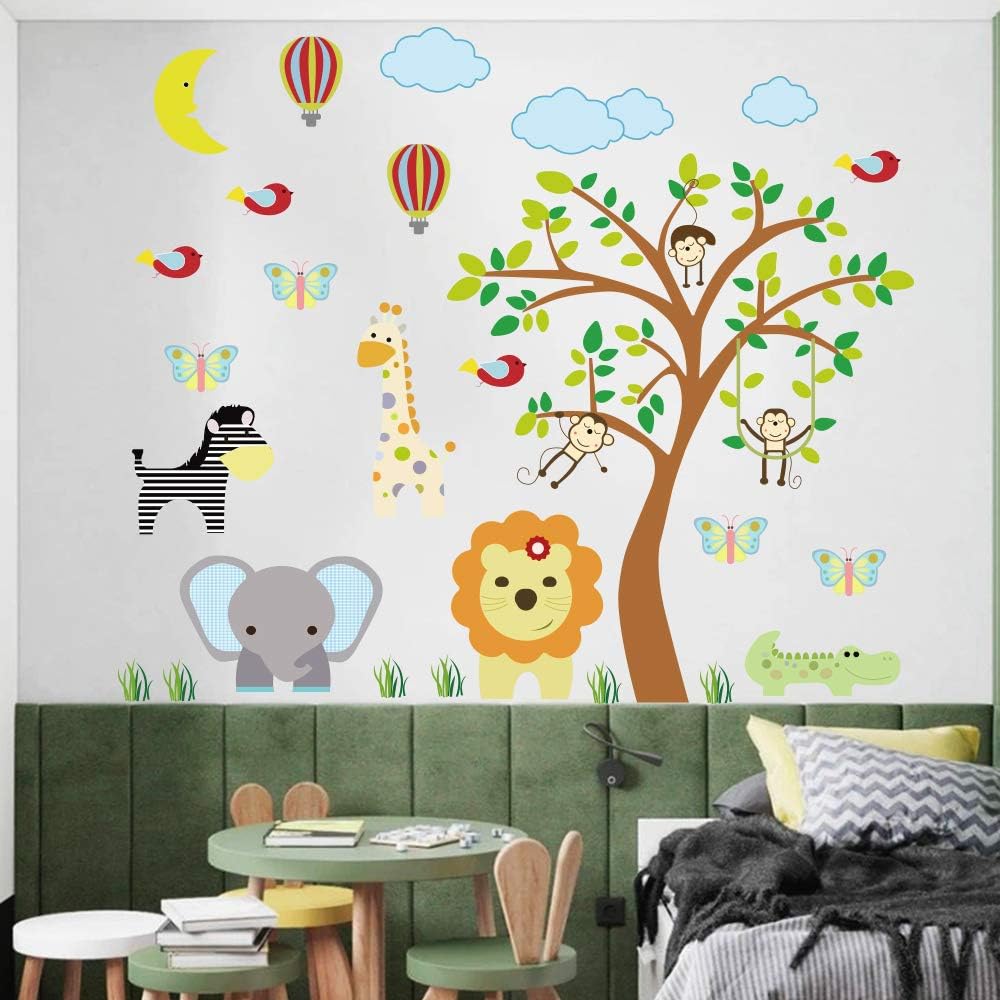 Pegatinas de Pared Animales Jungle - Supzone, Decoración