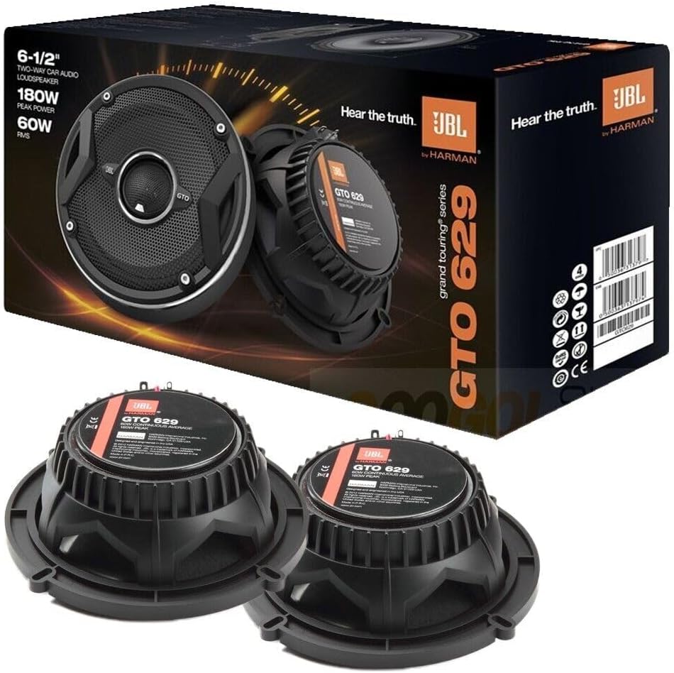 Altavoces JBL GTO629 6.5 2 vías, 360W, Reemplazo de fábrica