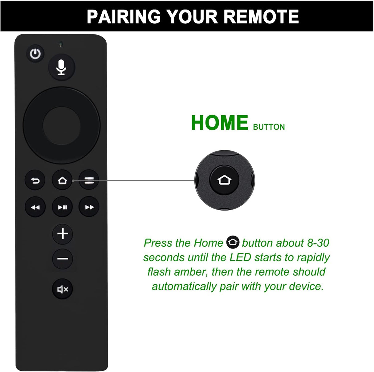 Control Remoto de Reemplazo L5B83H para Amazon TV Cube y Stick