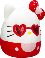 Peluches Squishmallows Sanrio  Hello Kitty con lentes 14