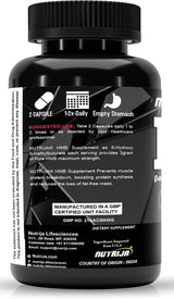 HMB 1000MG Cápsulas - Beta-Hydroxy Beta-Methylbutyrate, 120 cápsulas