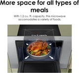 Microondas Samsung 1.2 cu. ft, Convección Air Fry, MC12DB8700CKAA