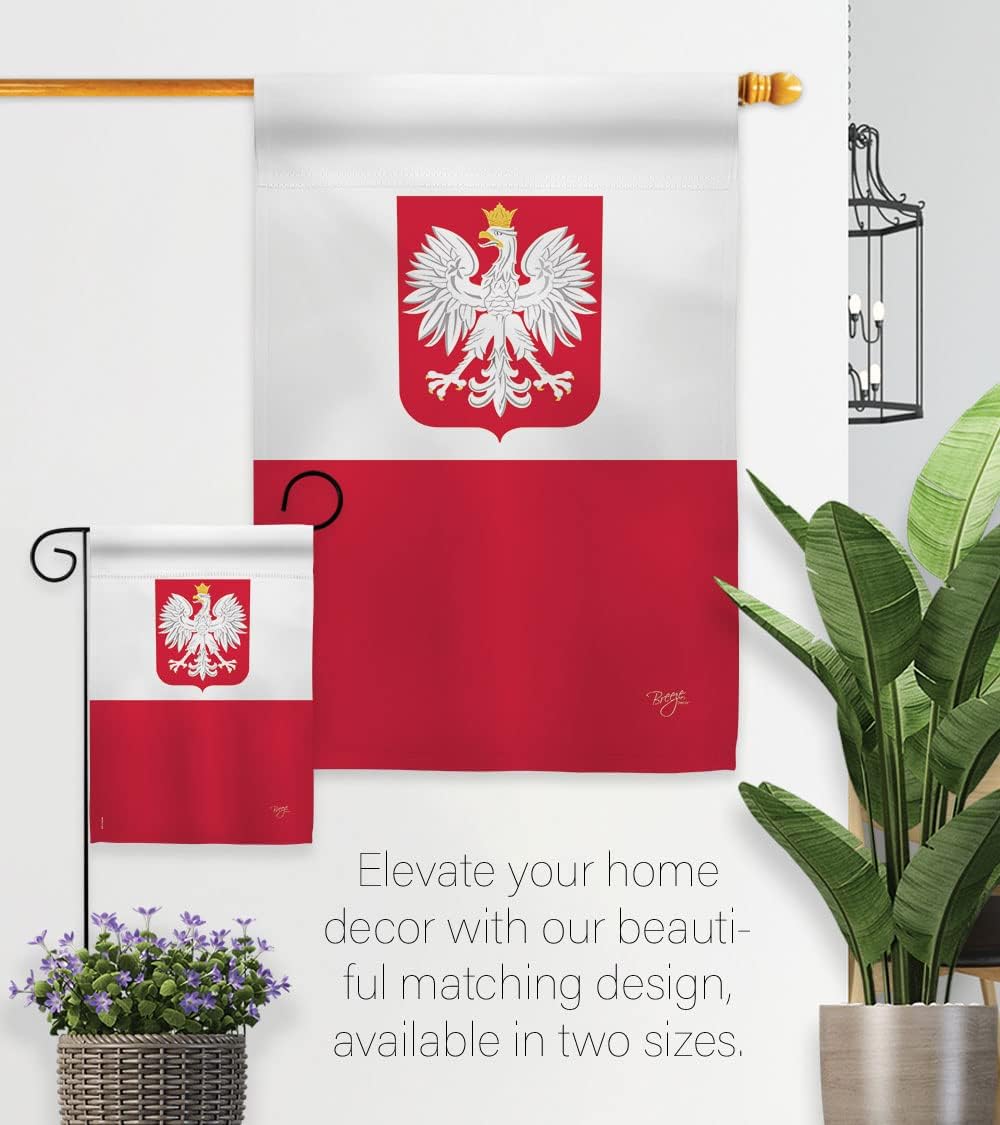 Bandera de jardín de Polonia nación regional internacional