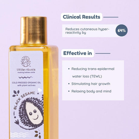 Aceite de Masaje para Bebé Little Rituals, Orgánico 100 ML