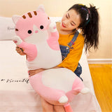 Peluche Adorable almohada con diseño de gato de caricaturas