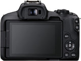Canon Cámara de vlogging sin espejo EOS R50 (negro) con RF-S18-1.772 in F4.5-6.3 es lente STM, 24.2 MP, video 4K, detección y seguimiento de sujetos, compacta, conexión de teléfono inteligente, creador de contenido
