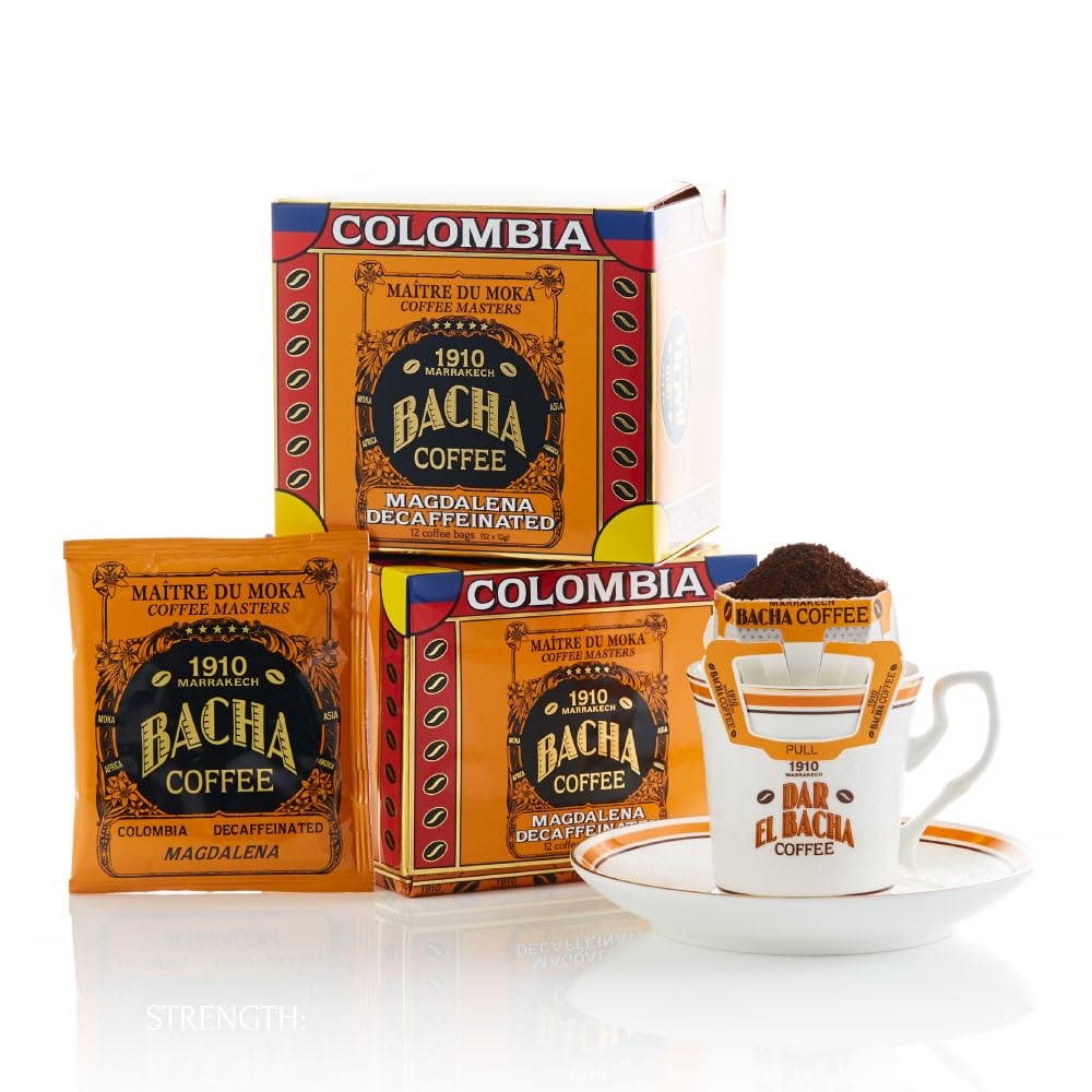 Café Magdalena Descafeinado Bacha Coffee 12 Filtros 100% Arábica