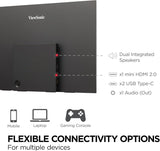 Monitor portátil 4K OLED 15.6 ViewSonic, 60W USB-C, VX1655