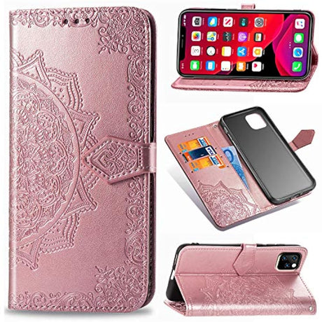 Funda tarjetera para iPhone11 Pro 5.8'' Rosa.