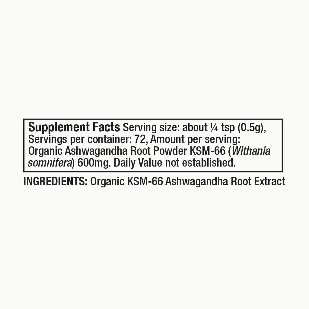 Suplemento de Ashwagandha Moon Juice, 72 Porciones, Vegano