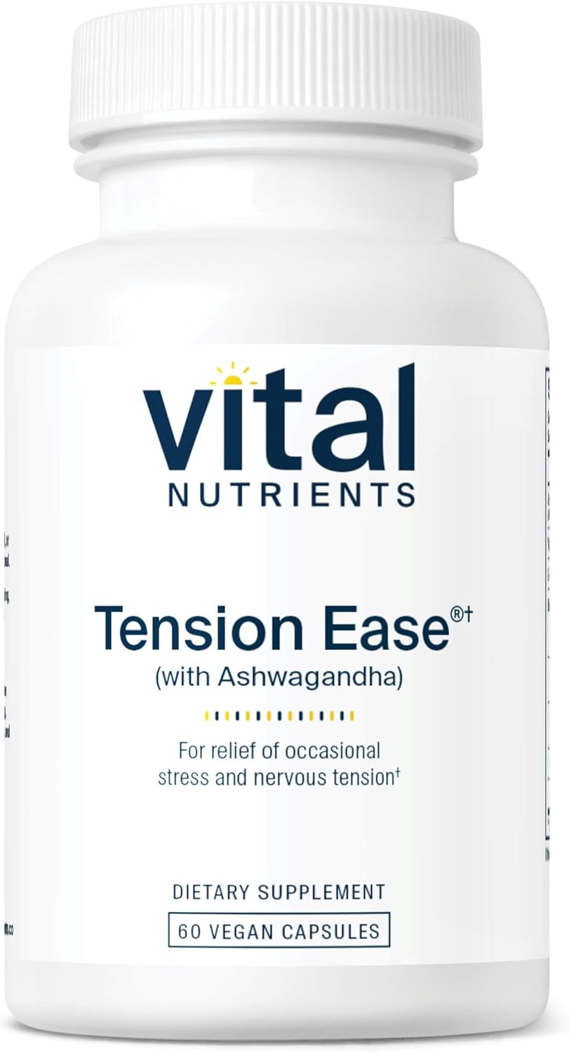 Suplemento de Estrés Vital Nutrients Tension Ease 60 Cápsulas