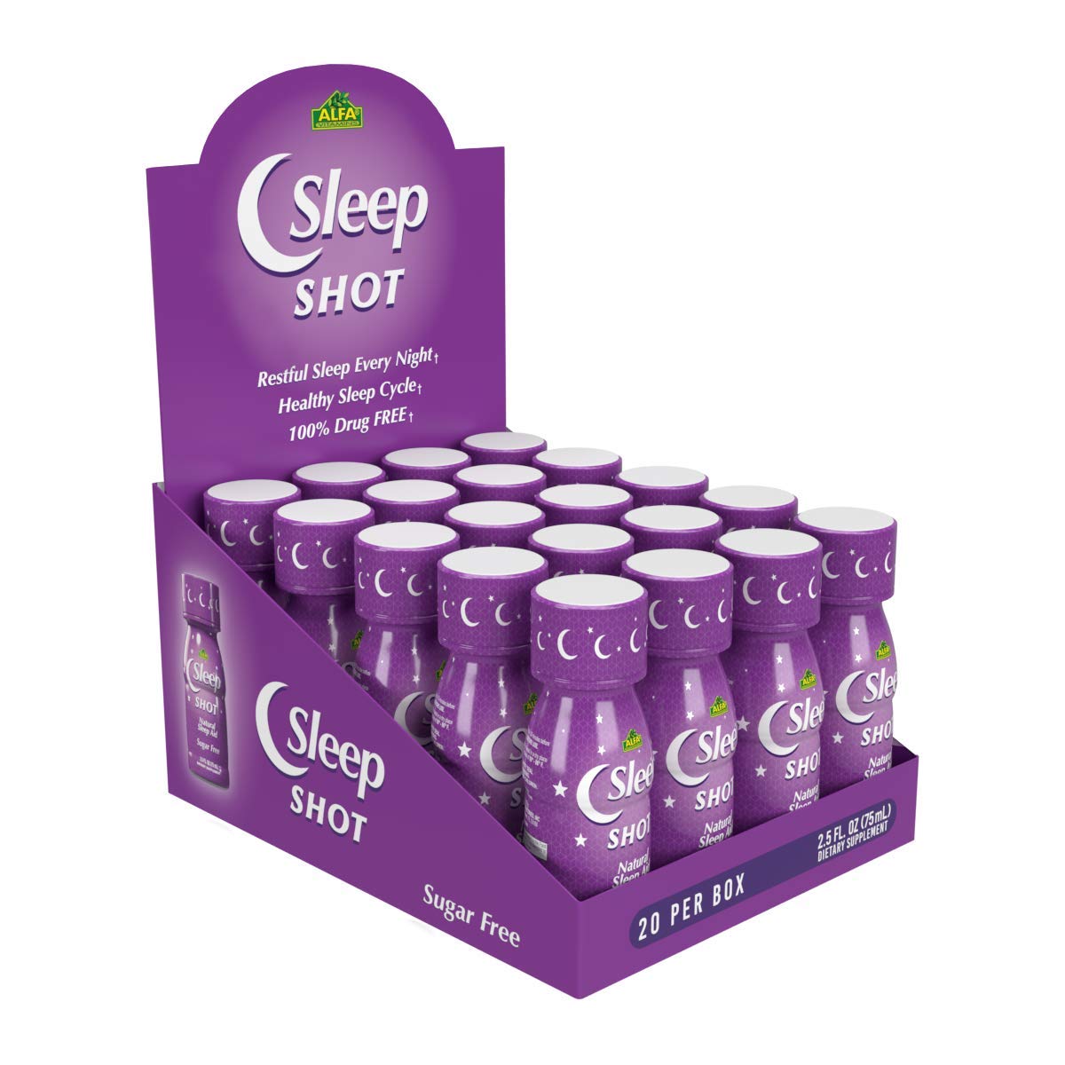 Sleep Shot de Alfa Vitamins – Contiene 10 mg  vitamina B6