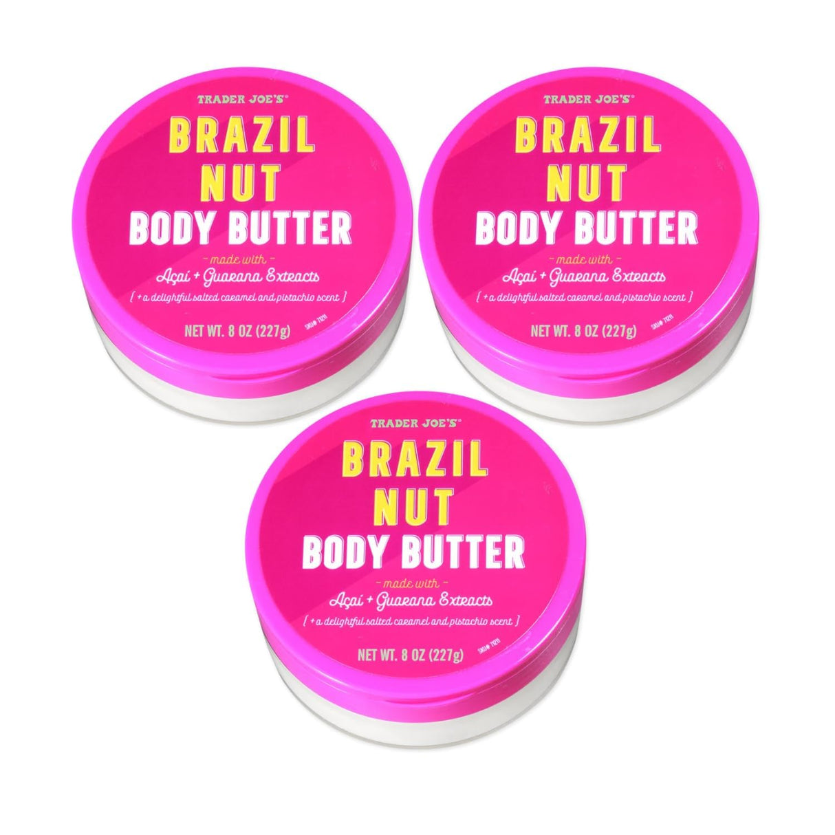 Manteca Corporal de Nuez de Brasil - Pack de 3