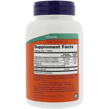 Suplementos de Yodo potasio 180 tabletas