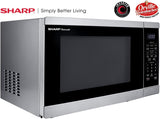 Microondas Sharp ZSMC1464KS 1.4 CuFt 1100W con plato giratorio