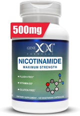 Suplemento Nicotinamida 500 mg no ribósido ni mononucleótido