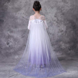 Disfraz de Elsa, Disney, vestido largo con accesorios, Halloween