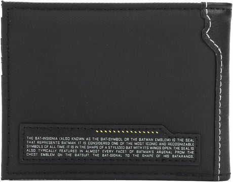 Cartera Bifold Hombre con Logo de Batman