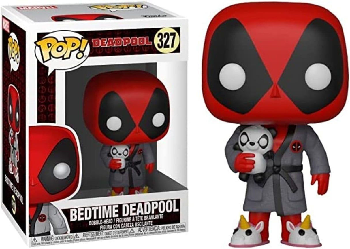 Muñeco Funko POP! Marvel: Deadpool en bata - Juego Divertido