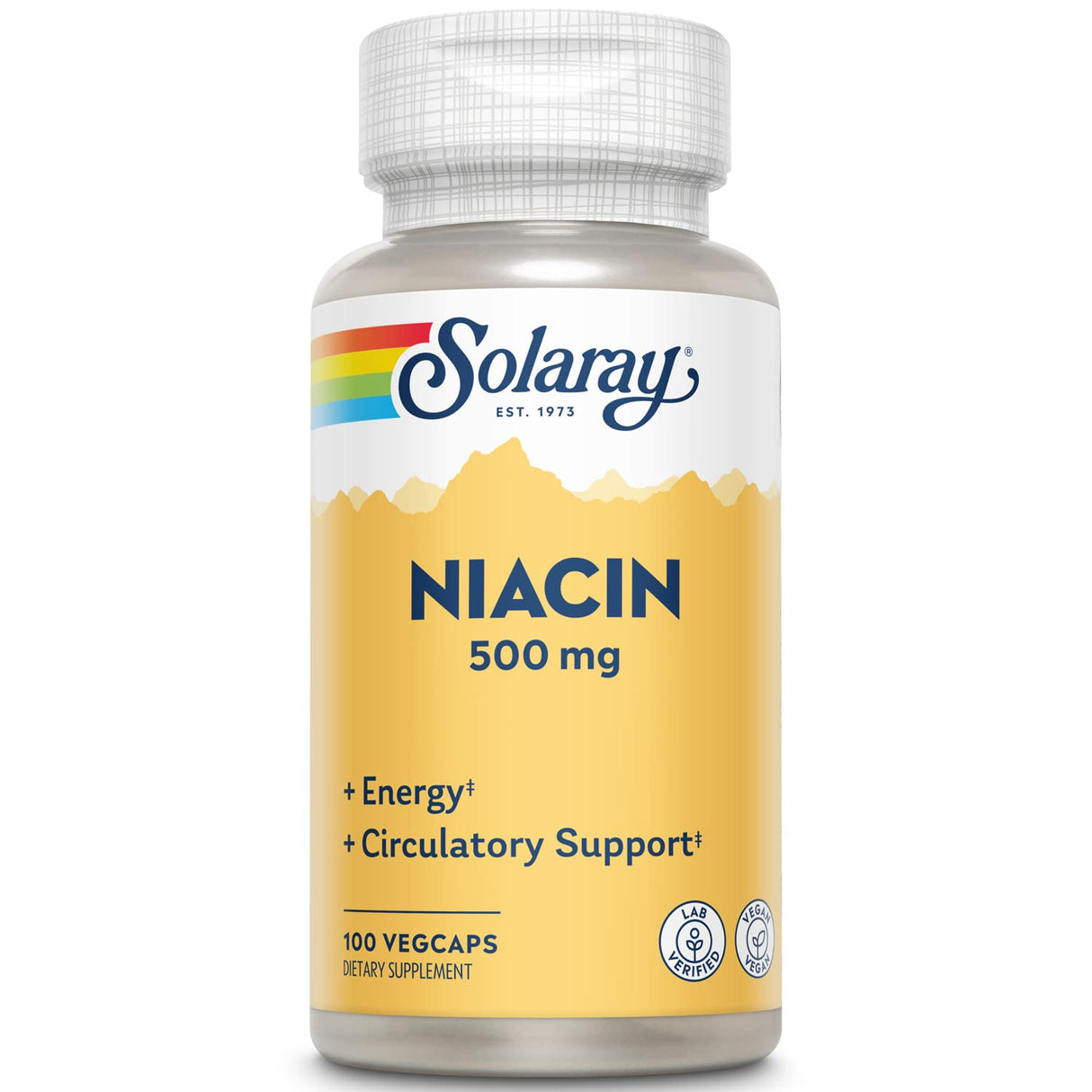 Suplementos Niacin 500 mg Vitamin B3   100cap