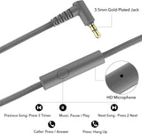 Auriculares On-Ear RORSOU, ligeros, con micrófono, R10