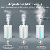Humidificador ultrasónico de niebla fría 2 en 1 4L