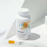 Omega-3 Thorne con CoQ10 - EPA, DHA - 90 cápsulas