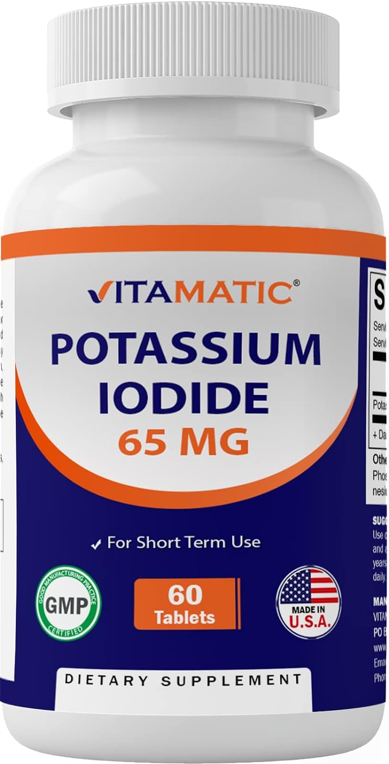 Suplementos Alimenticios Yoduro de potasio para la tiroides