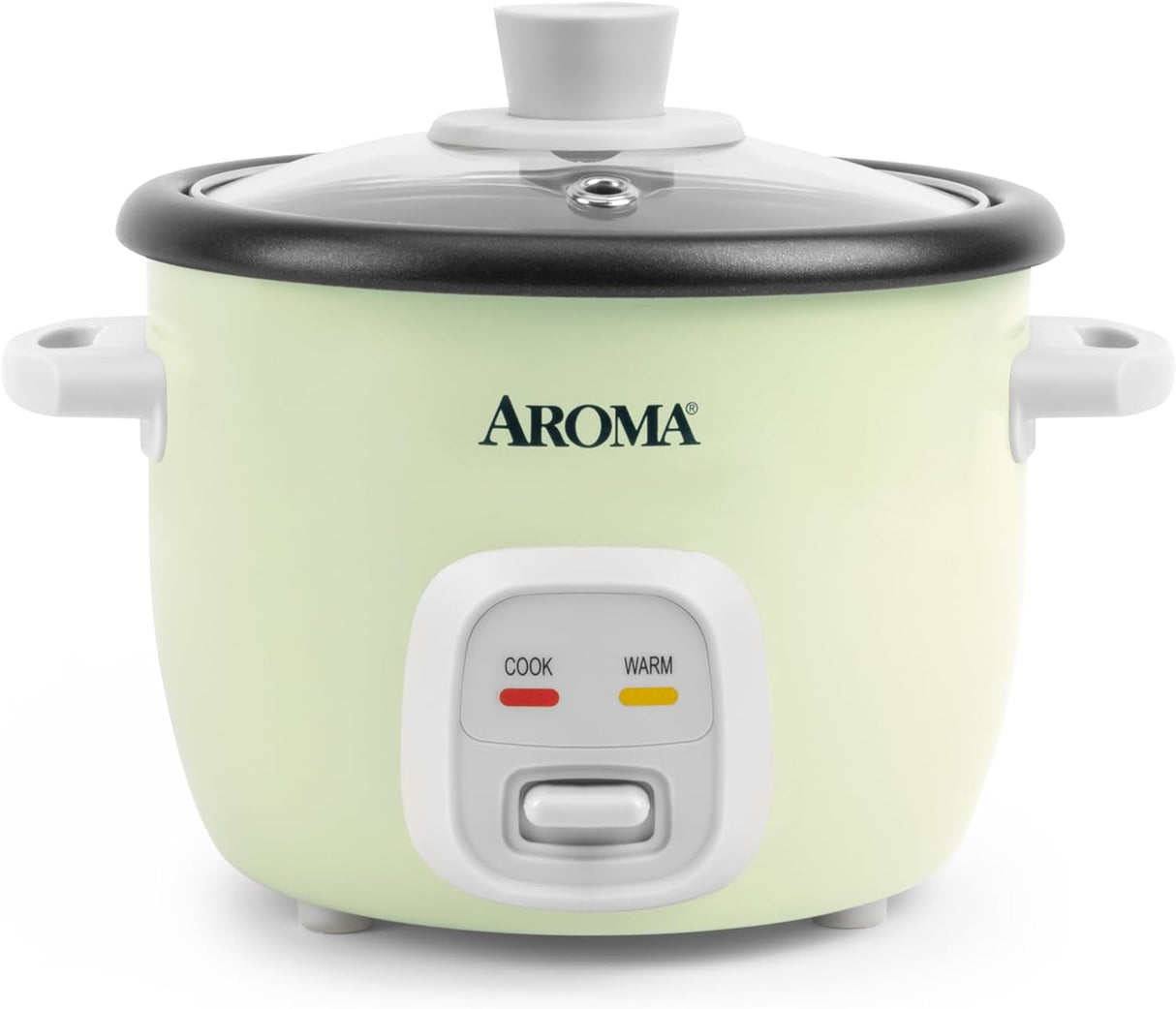 Olla arrocera AROMA® 2 tazas, cocina granos y sopas, mini