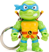 JadaToys Figuras Coleccionables TMNT 2.5 4-Pack con llavero