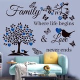 Vinilos Decorativos Familia - Citas Inspiradoras para Hogar
