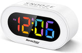 Reloj Digital Despertador con Snooze y Regulador de Brillo