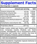 Professional botánicos Vitamina B Complex 90 Cápsulas