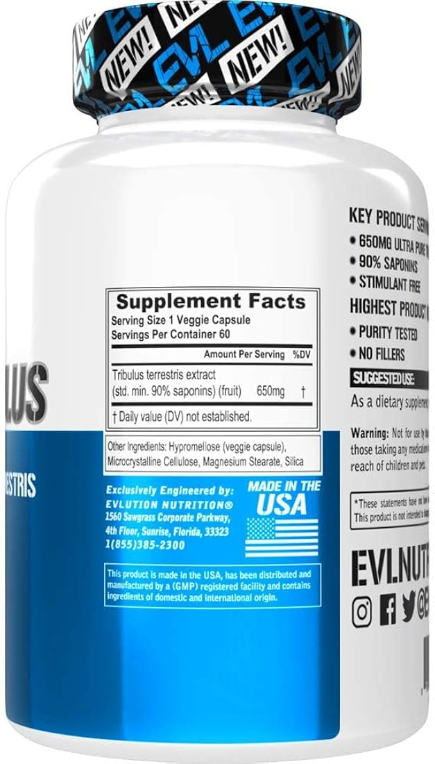 Suplementos Tribulus Terrestris Puro vigorizante Fuerza