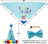 Disfraces de Cumpleaños para Perro Agirlvct, 4 Piezas