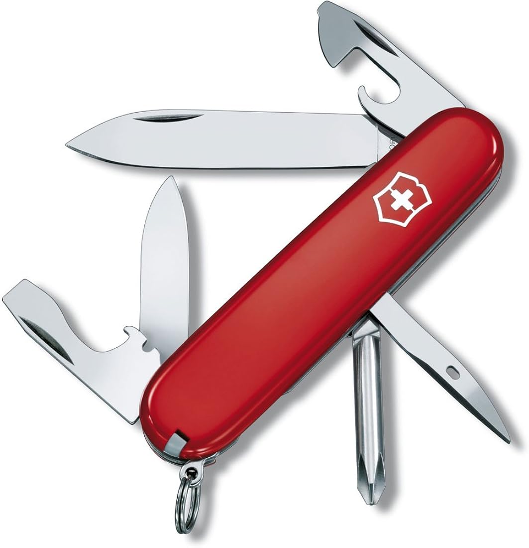 Navaja suiza de bolsillo de Victorinox roja