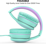 Auriculares RORSOU R10 con micrófono, ligeros y plegables