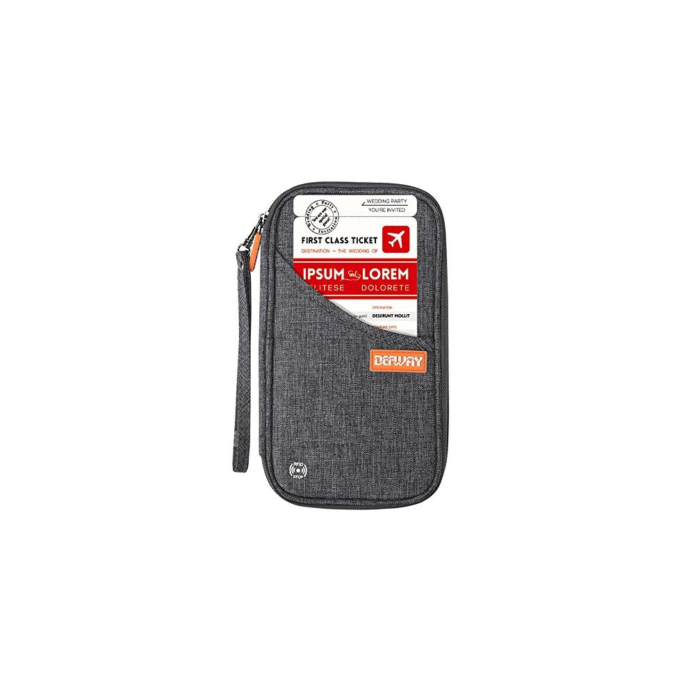 Porta Documentos y Tarjetas impermeable con bloqueo