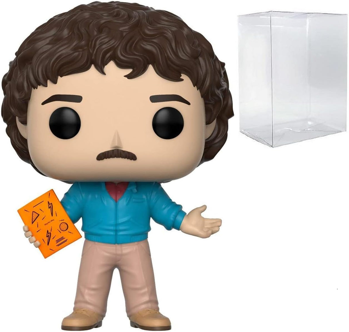 Figura Funko Pop Ross Geller - 80's Hair, 3.75 pulgadas, protector
