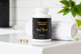 Vitaminas para mujeres negras - Cápsulas de musgo marino irlandés 500 mg, soporte inmune