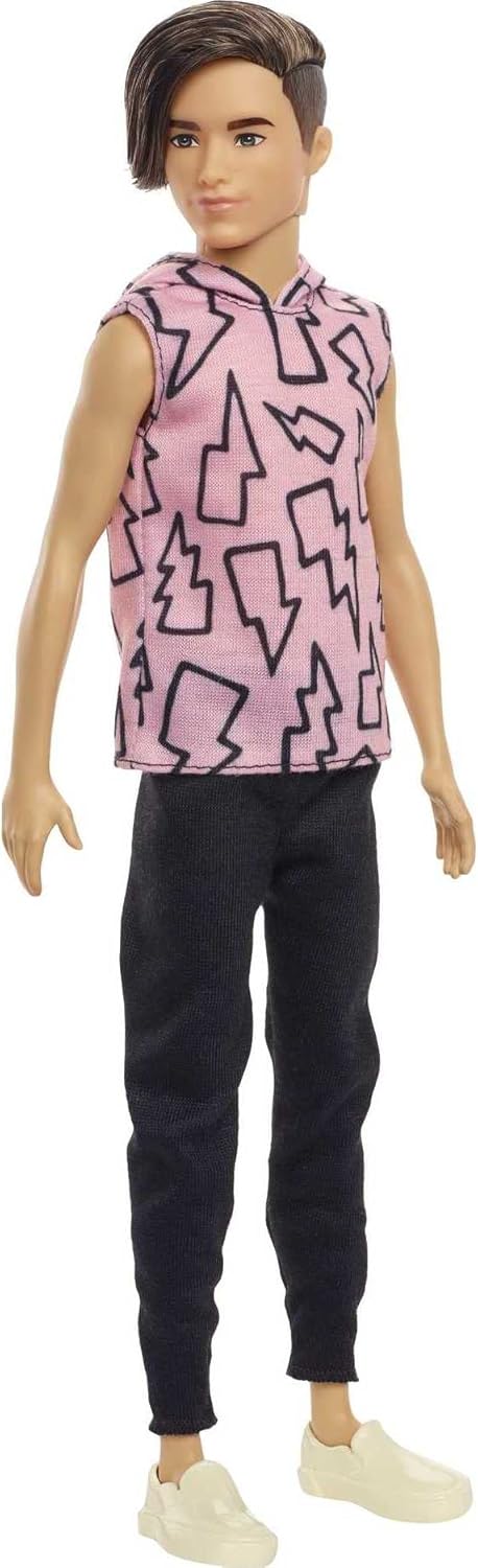 Muñeca Barbie Ken Fashionistas #193, Slender, Pelo Rizado