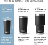 Taza YETI Rambler 10 oz, Acero Inoxidable, Aislada, MagSlider