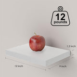 Estantes Flotantes Pequeños - Set de 3, 12x9 Pulgadas, Modelo 2023