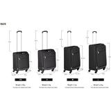 Maletas de equipaje con ruedas Negro modelo N802